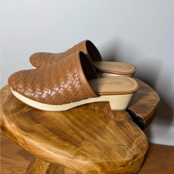 Madewell Tan Woven Mules - Picture 4 of 8
